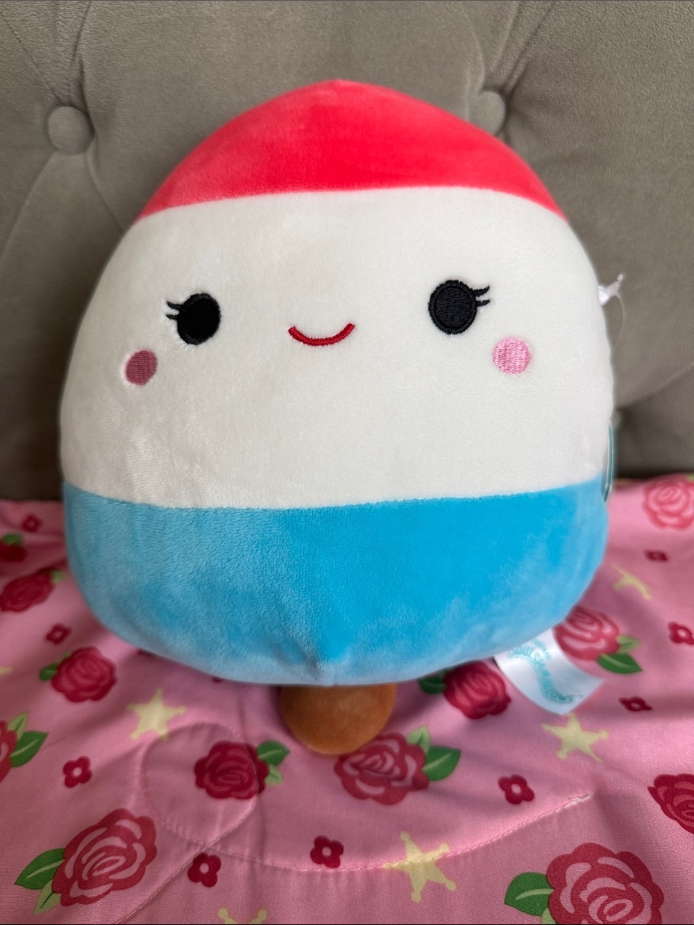 Squishmallows Red White Blue Ice Pop Plush - Lelila